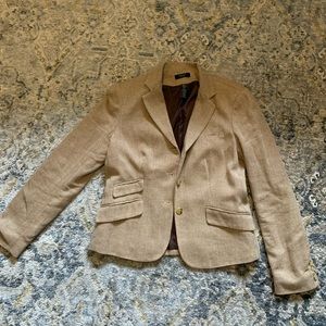 Chaps chevron wool blend blazer
